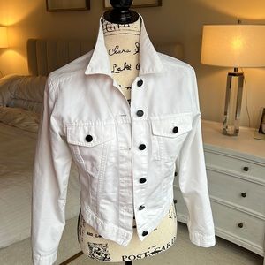 Gucci vintage white jean jacket